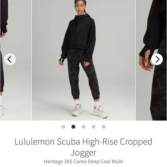 Lululemon Scuba mid rise cropped joggers - Picture 2 of 7